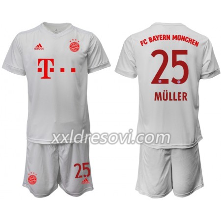 FC Bayern München Thomas Muller 25 Drugi Dječji Komplet Dresovi za Nogomet 2020-2021 (+ kratke hlače)